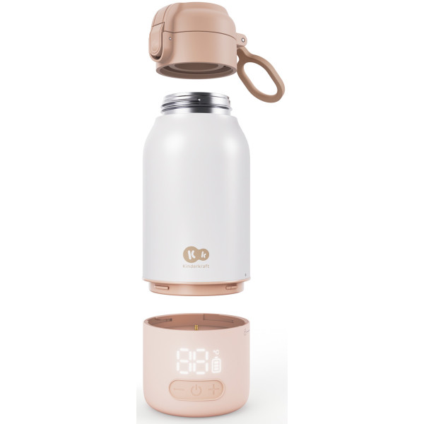 Фото - Підігрівач дитячих пляшечок дорожній Kinderkraft Gaja Beige (KEGAJA00BEG0000)
