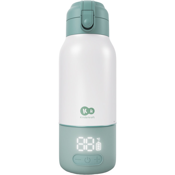Фото - Підігрівач дитячих пляшечок дорожній Kinderkraft Gaja Green (KEGAJA00GRE0000)