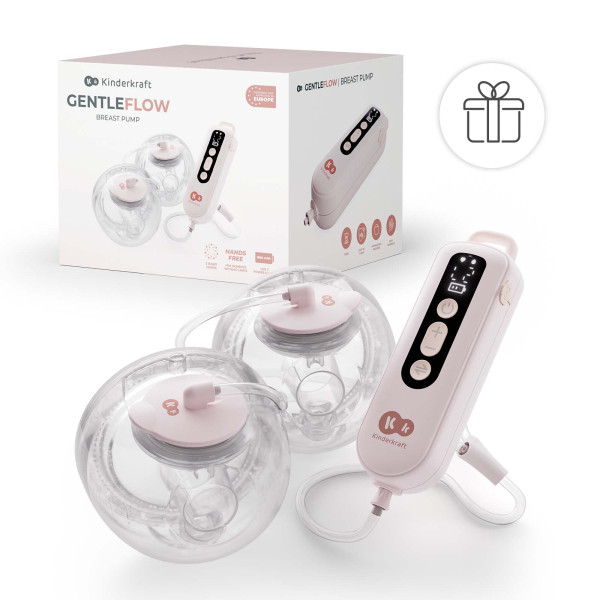 Фото - Электрический молокоотсос Kinderkraft GentleFlow Pink (KEGEFL00PNK0000)