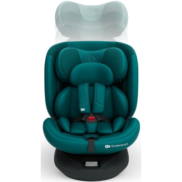 Фото - Автокрісло Kinderkraft i-Grow 2 Plus i-Size Green (KCIGRO02GREPL00)