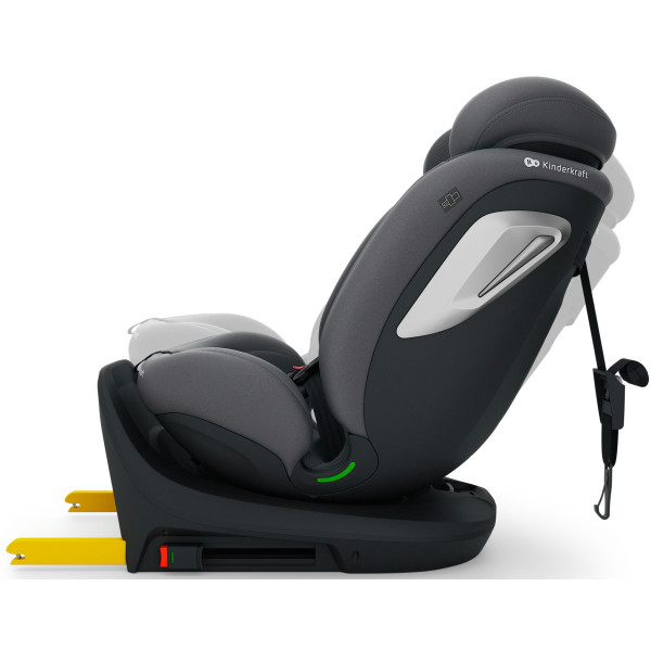 Фото - Автокресло Kinderkraft i-Grow 2 Plus i-Size Grey (KCIGRO02GRYPL00)