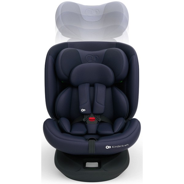 Фото - Автокресло Kinderkraft i-Grow 2 Plus i-Size Navy (KCIGRO02NAVPL00)