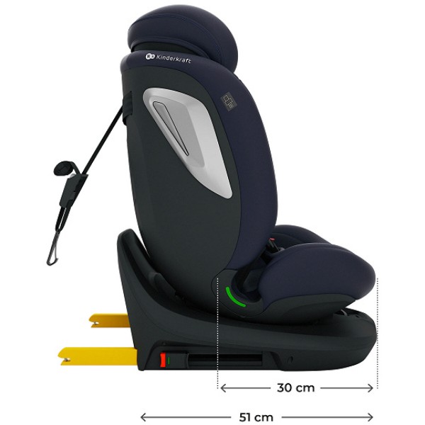Фото - Автокресло Kinderkraft i-Grow 2 Plus i-Size Navy (KCIGRO02NAVPL00)