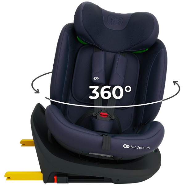 Фото - Автокресло Kinderkraft i-Grow 2 Plus i-Size Navy (KCIGRO02NAVPL00)