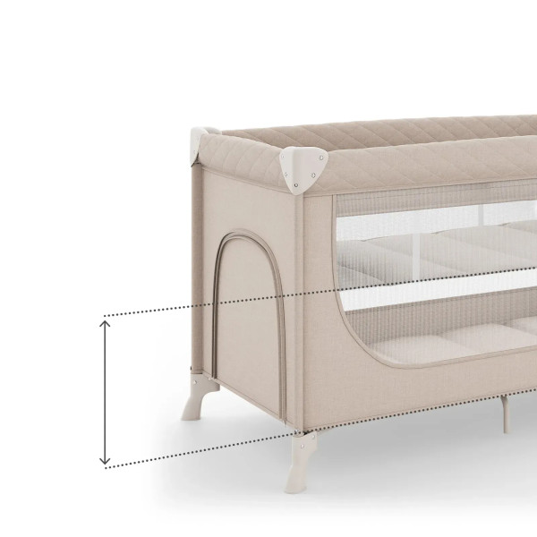 Фото - Манеж-кровать Kinderkraft Leody UP Beige (KCLEODUPBEG0000)