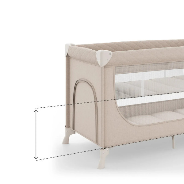 Фото - Манеж-кровать Kinderkraft Leody Up Beige (KCLEODUPBEG00AC)