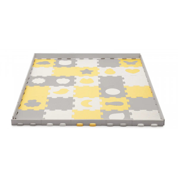 Фото - Коврик-пазл мягкий Kinderkraft Luno Shapes Yellow 30 шт. (KPLUSH00YEL0000)