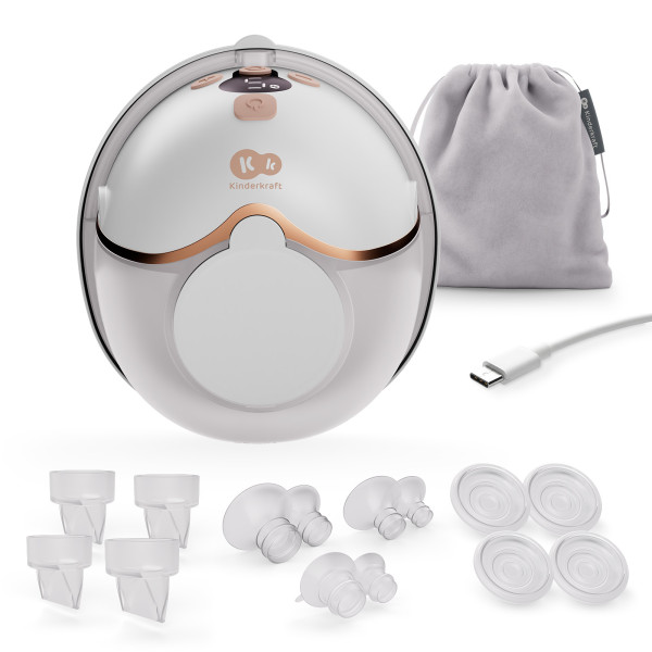 Фото - Электрический молокоотсос Kinderkraft MamaFlow Gold (KEMAFL00GLD0000)