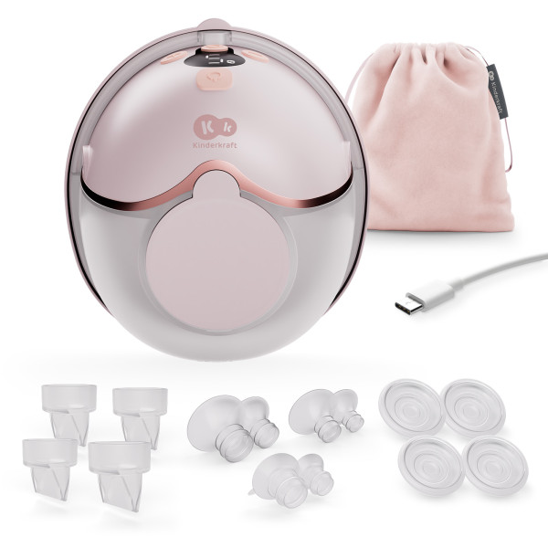 Фото - Электрический молокоотсос Kinderkraft MamaFlow Pink (KEMAFL00PNK0000)