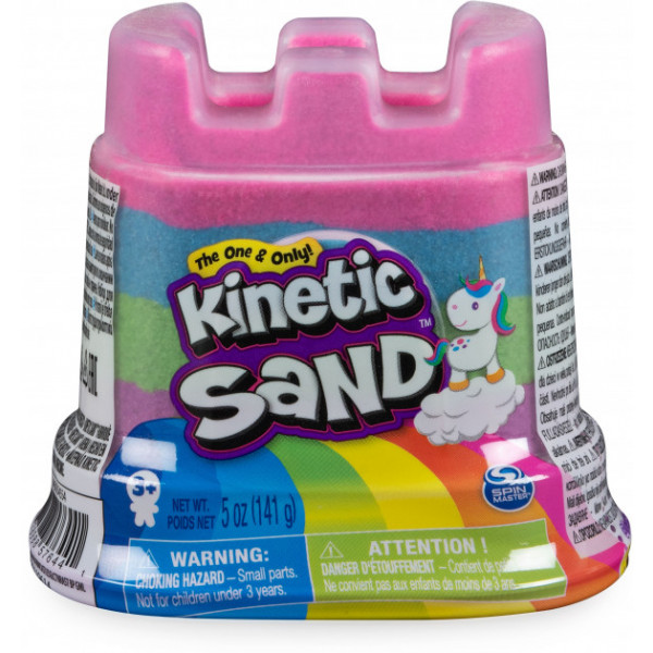 Фото - Кинетический песок Kinetic Sand Мини-крепость Разноцветный 141 г (71477)