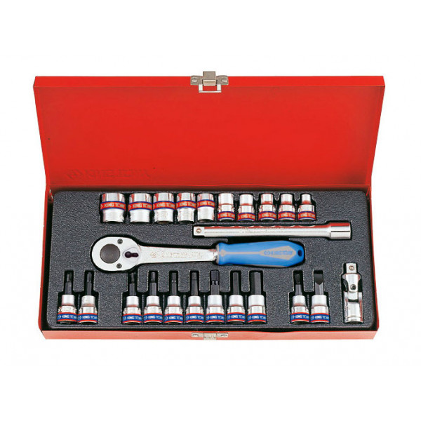 Фото - Набір торцевих голівок KING TONY 3/8'' (3024SR) Фото - Набір торцевих голівок KING TONY 3/8'' (3024SR)