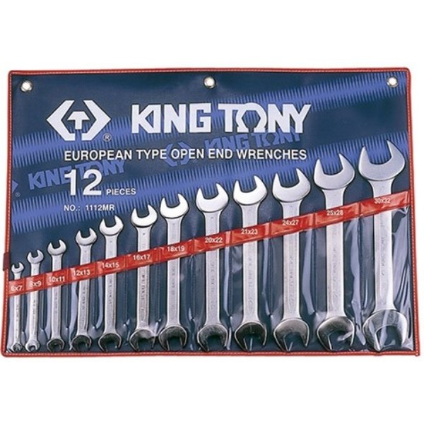 Фото - Ключ ріжковий KING TONY 12 шт. (1112MR)