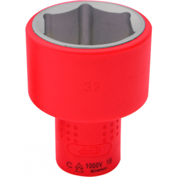 Фото - Торцева голівка KING TONY 16 мм 1/2'' VDE (4335VE16M)