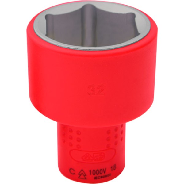 Фото - Торцевая головка KING TONY 32 мм 1/2'' VDE (4335VE32M)