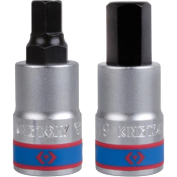 Фото - Біта для викрутки KING TONY HEX H14 3/4" DR 80 мм (602514)