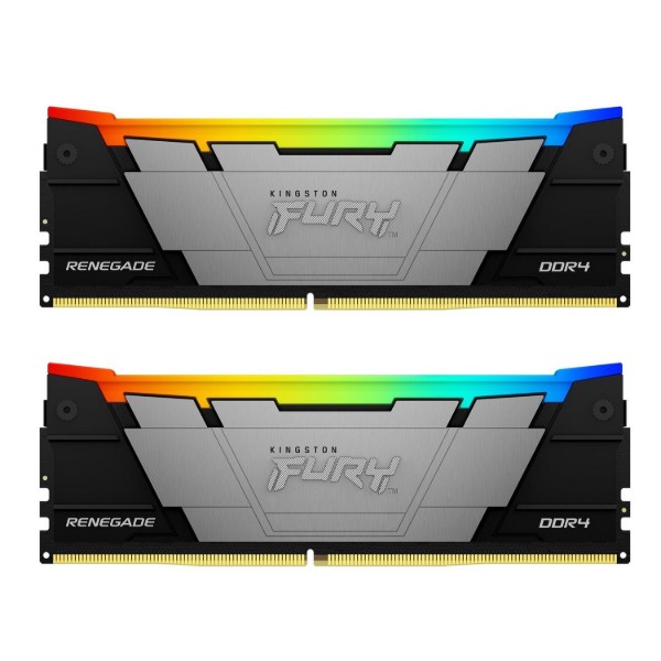 Фото - Память DDR Kingston Fury Renegade RGB DDR4 2x8GB/3600 (KF436C16RB2AK2/16)