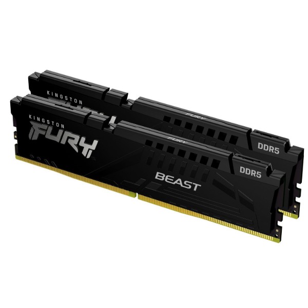 Фото - Пам'ять DDR Kingston Fury Beast 2x8 16GB DDR5 5200MHz (KF552C40BBK2-16)