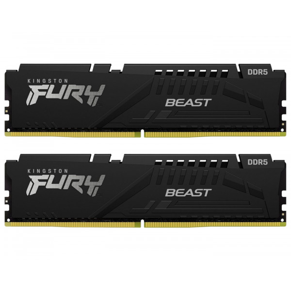 Фото - Память DDR Kingston DDR5 2x8GB/6000 Fury Beast Black (KF560C30BBEK2-16) Фото - Память DDR Kingston DDR5 2x8GB/6000 Fury Beast Black (KF560C30BBEK2-16)