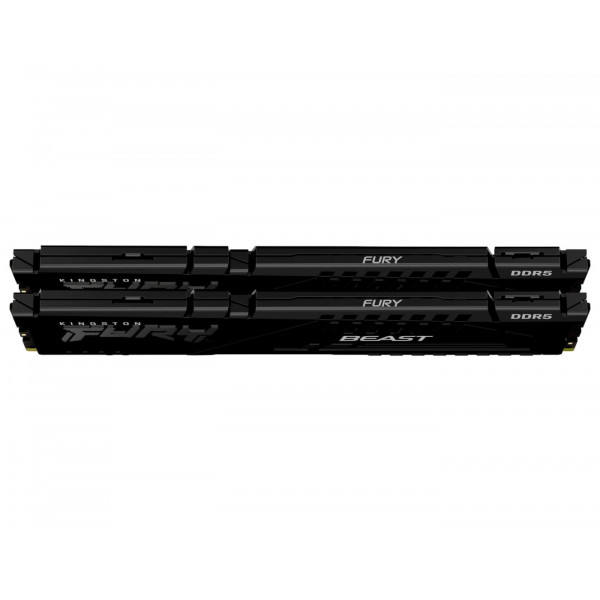 Фото - Память DDR Kingston DDR5 2x8GB/6000 Fury Beast Black (KF560C30BBEK2-16)
