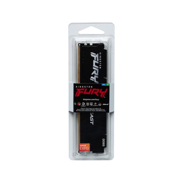 Фото - Память DDR Kingston 16GB DDR5 CL34 DIMM FURY Beast Black EXPO (KF568C34BBE-16)