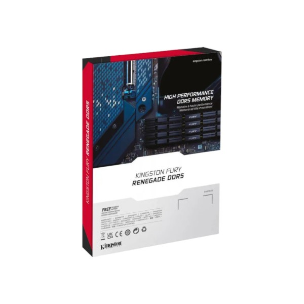 Фото - Память DDR Kingston Fury Renegade Silver DDR5 32GB/6400 (KF564C32RS-32)