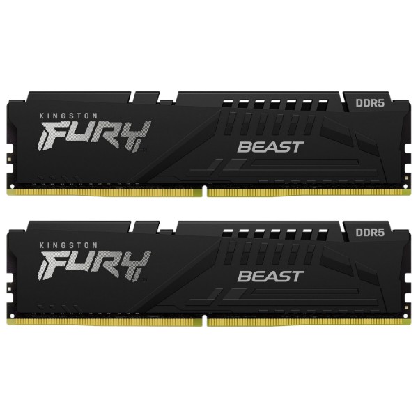 Фото - Память DDR Kingston 32GB DDR5 CL34 DIMM FURY Beast Black EXPO (KF568C34BBEK2-32)