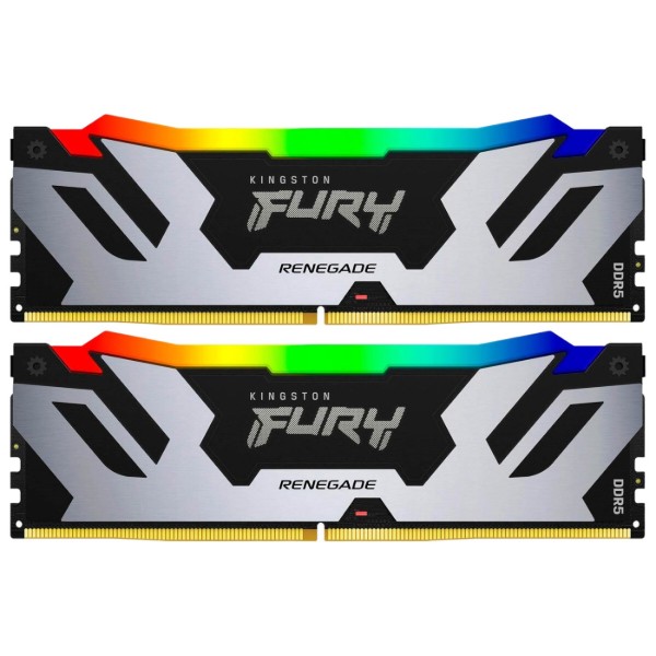 Фото - Пам'ять DDR Kingston 32GB DDR5 CL38 DIMM FURY Renegade RGB XMP (KF576C38RSAK2-32)