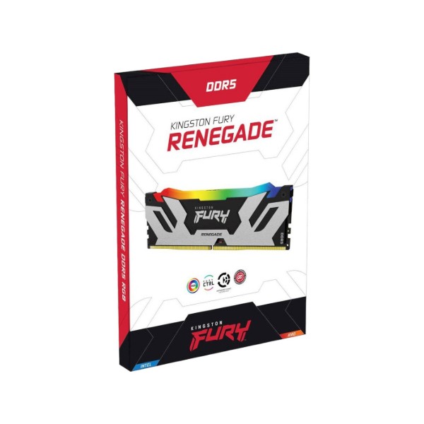 Фото - Пам'ять DDR Kingston 32GB DDR5 CL38 DIMM FURY Renegade RGB XMP (KF576C38RSAK2-32)