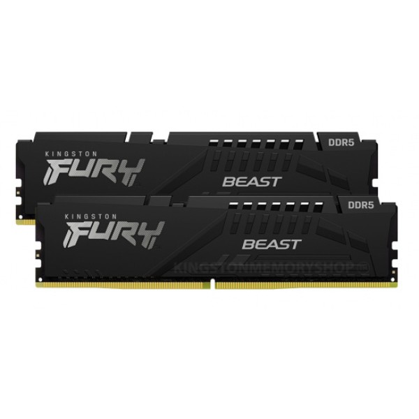 Фото - Пам'ять DDR Kingston DDR5 32GB 5600 MHz Fury Beast Black (KF556C36BBEK2-32) Фото - Пам'ять DDR Kingston DDR5 32GB 5600 MHz Fury Beast Black (KF556C36BBEK2-32)