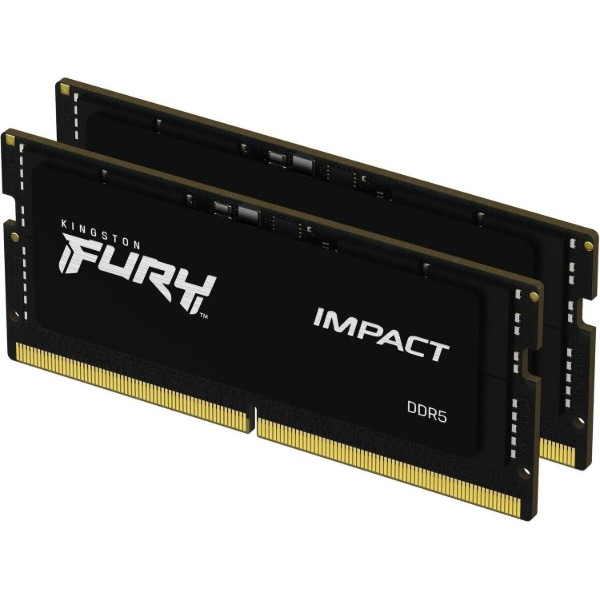 Фото - Память DDR Kingston SO-DIMM DDR5 2x16GB/6000 Fury Impact (KF560S38IBK2-32)