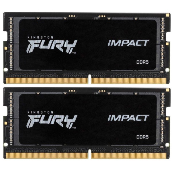 Фото - Пам'ять DDR Kingston SODIMM 2x32GB/5600 DDR5 Fury Impact (KF556S40IBK2-64)
