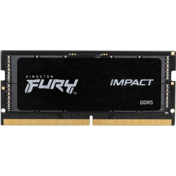 Фото - Пам'ять DDR Kingston SO-DIMM DDR5 8GB/4800 Fury Impact (KF548S38IB-8)