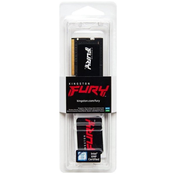 Фото - Пам'ять DDR Kingston SO-DIMM DDR5 8GB/4800 Fury Impact (KF548S38IB-8)