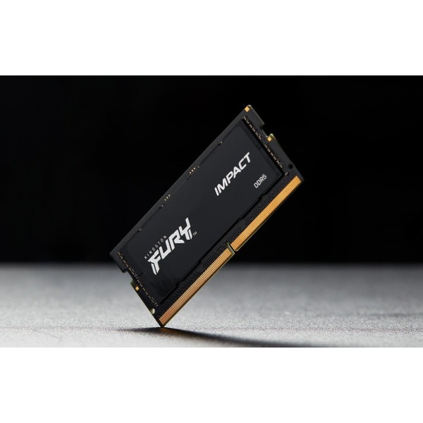 Фото - Пам'ять DDR Kingston SO-DIMM DDR5 8GB/4800 Fury Impact (KF548S38IB-8)