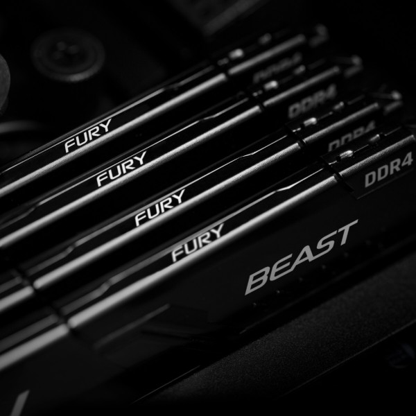 Фото - Пам'ять DDR Kingston 16GB DDR4 3200 Fury Beast Black (KF432C16BB1/16)