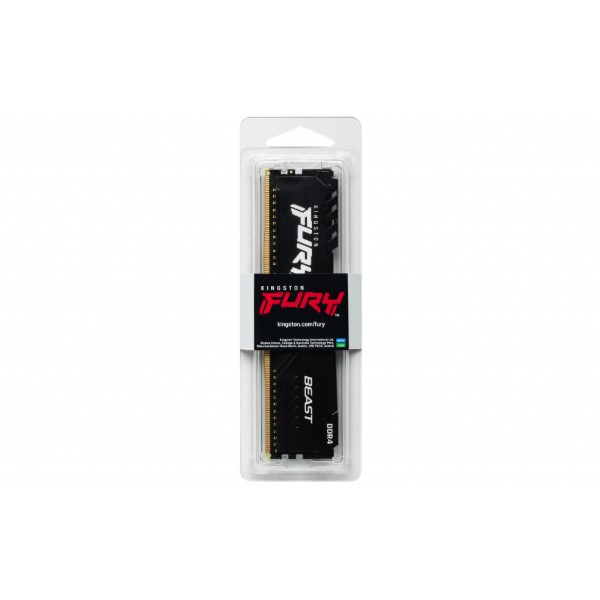 Фото - Пам'ять DDR Kingston 16GB DDR4 3200 Fury Beast Black (KF432C16BB1/16)