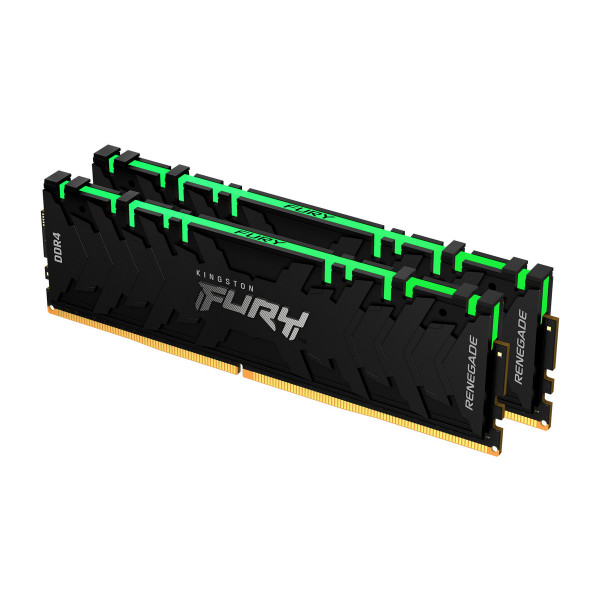 Фото - Память DDR Kingston 2x8GB DDR4 4266 Fury Renegade RGB (KF442C19RBAK2/16)