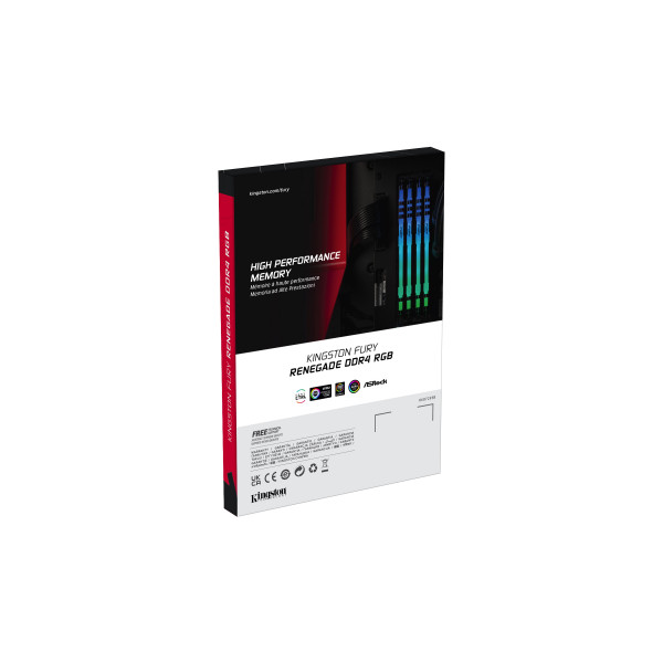 Фото - Память DDR Kingston 2x8GB DDR4 4266 Fury Renegade RGB (KF442C19RBAK2/16)
