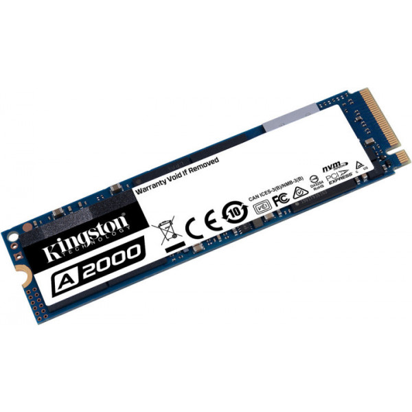 Фото - SSD-накопичувач внутрішній Kingston A2000 1TB NVMe M.2 2280 PCIe III x4 3D NAND TLC (SA2000M8/1000G)