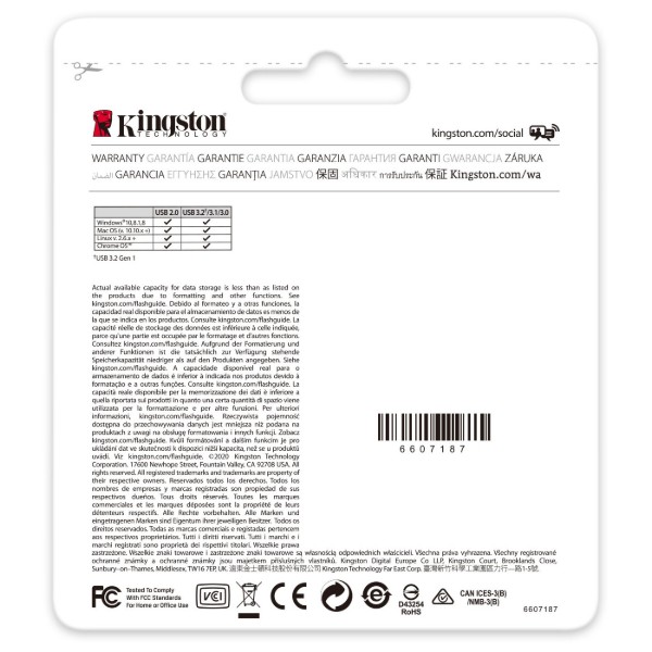 Фото - Флеш USB Kingston DataTraveler Exodia 64GB USB 3.2 Black-Teal (DTX/64GB)