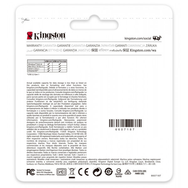 Фото - Флеш USB Kingston DataTraveler Exodia 256GB USB 3.2 Black-Pink (DTX/256GB)