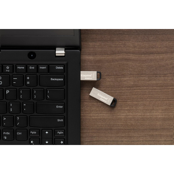 Фото - Флеш USB Kingston DataTraveler Kyson 256GB USB 3.2 Silver-Black (DTKN/256GB)
