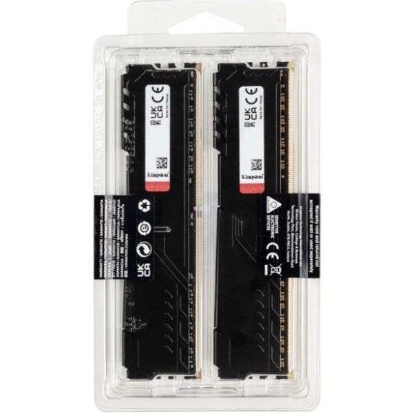 Фото - Пам'ять DDR Kingston DDR4 32Gb 3600MHz Fury Beast 2x16 (KF436C18BBK2/32)