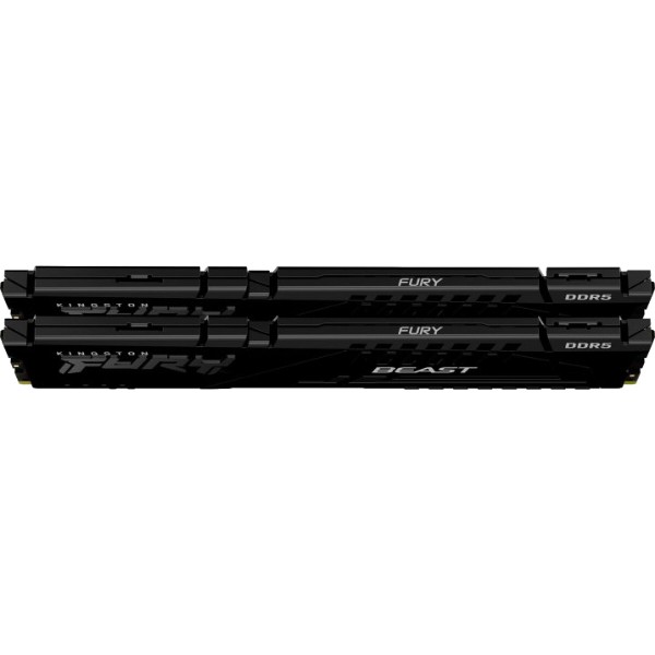 Фото - Пам'ять DDR Kingston DDR5 2x16GB/5200 Fury Beast Black (KF552C40BBK2-32)