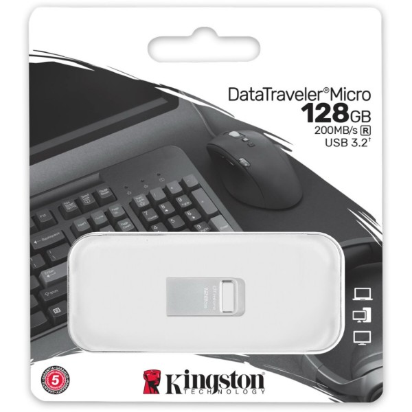 Фото - Флеш USB Kingston DTMC3 G2 128GB Metal USB 3.2 (DTMC3G2/128GB)
