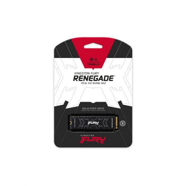 Фото - SSD-накопичувач внутрішній Kingston Fury 4.0TB Renegade M.2 2280 PCIe 4.0 x4 NVMe 3D TLC (SFYRD/4000G)