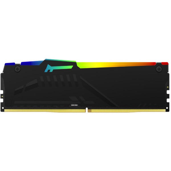 Фото - Память DDR Kingston 64GB 5200MT/s DDR5 CL40 DIMM (Kit of 2) FURY Beast RGB (KF552C40BB2AK2-64)