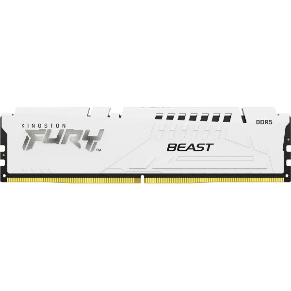 Фото - Память DDR Kingston Fury Beast White DDR5-6000 64GB (2x32GB) AMD EXPO CL36-38-38 1.25V (KF560C36BWEK2-64)