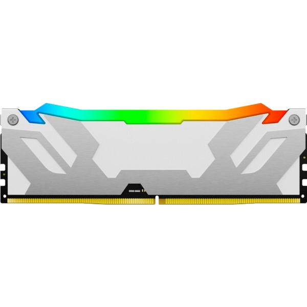 Фото - Пам'ять DDR Kingston Fury Renegade White RGB DDR5-6400 64GB (2x32GB) CL32-39-39 1.4V XMP (KF564C32RWAK2-64)