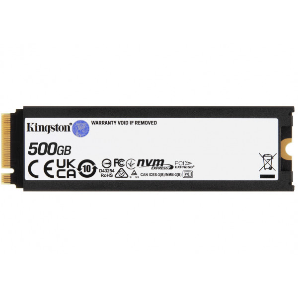 Фото - SSD-накопичувач внутрішній Kingston M.2 500GB PCIe 4.0 Fury Renegade+радіатор (SFYRSK/500G)
